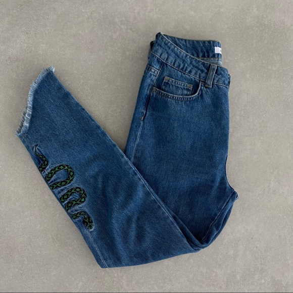 NA-KD DENIM W SNAKE GRAPHIC - Picture 8 of 12